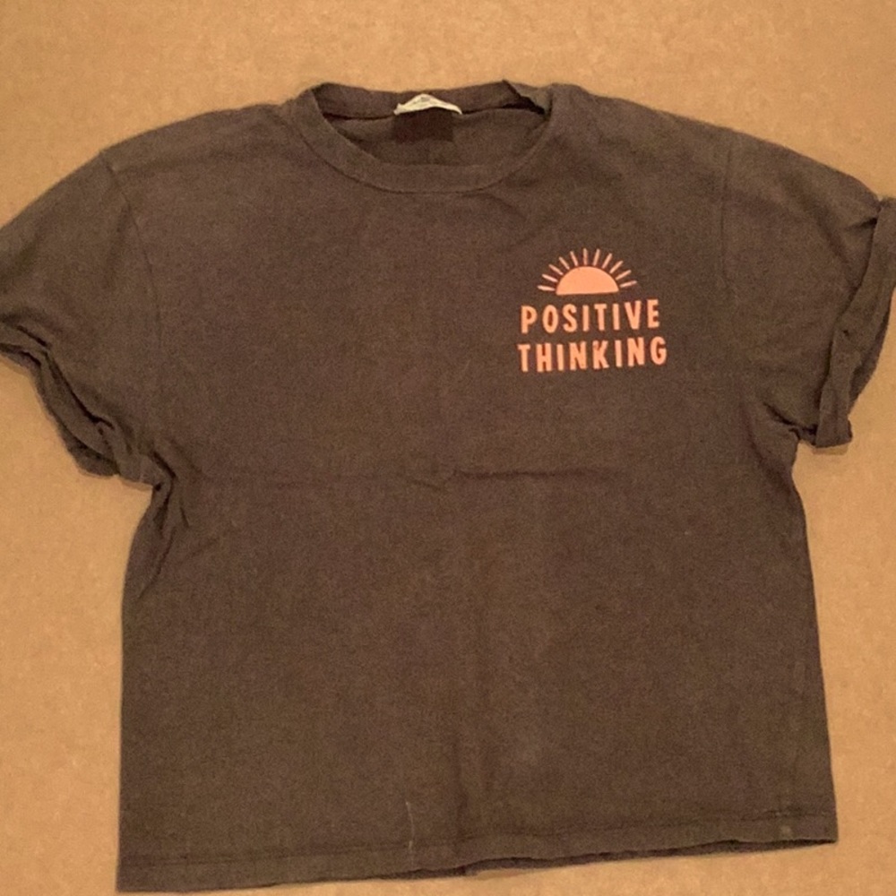 Arm green/ brown cropped T-shirt